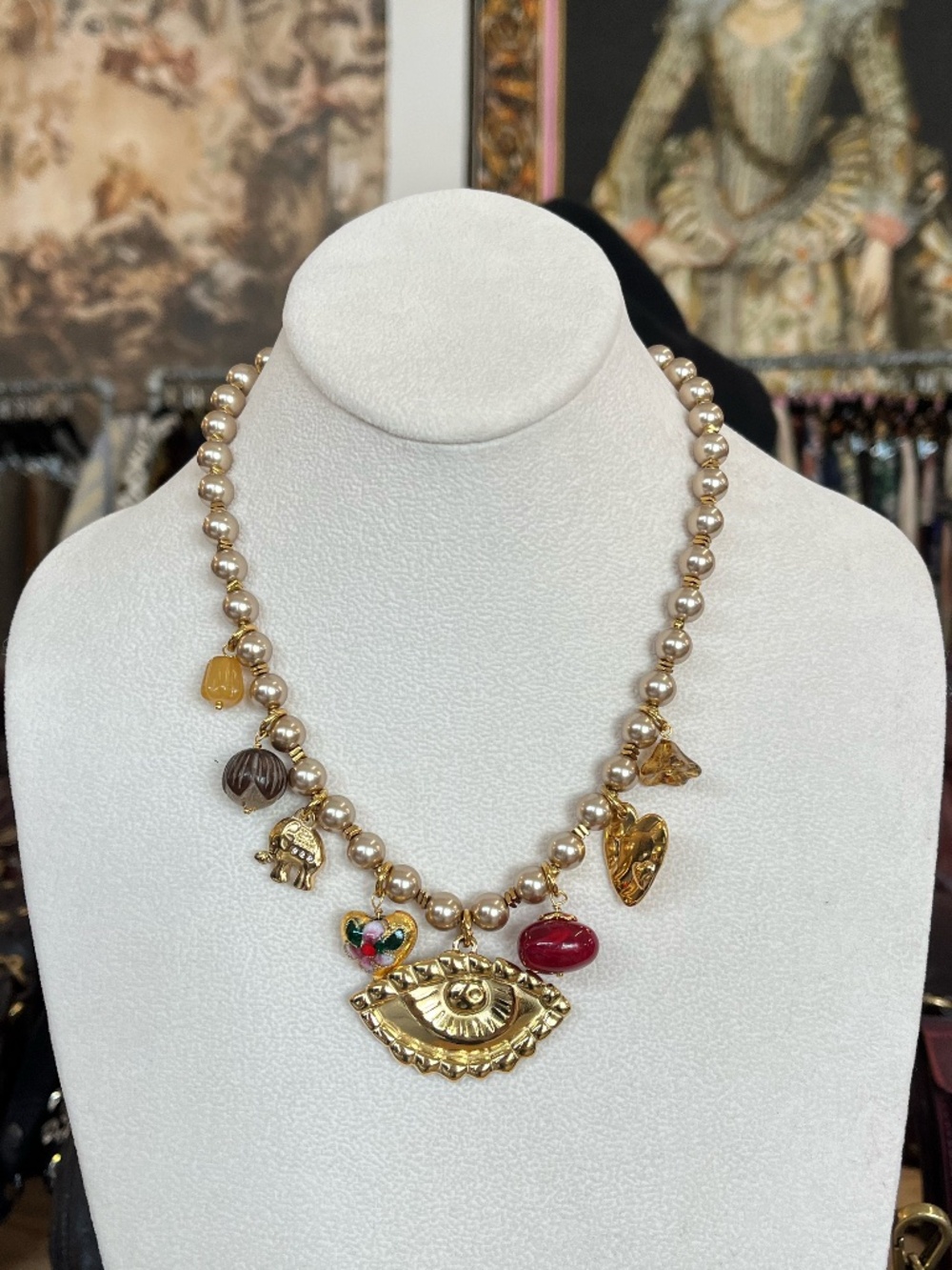 Habaha Paris Chunky Charm Necklace